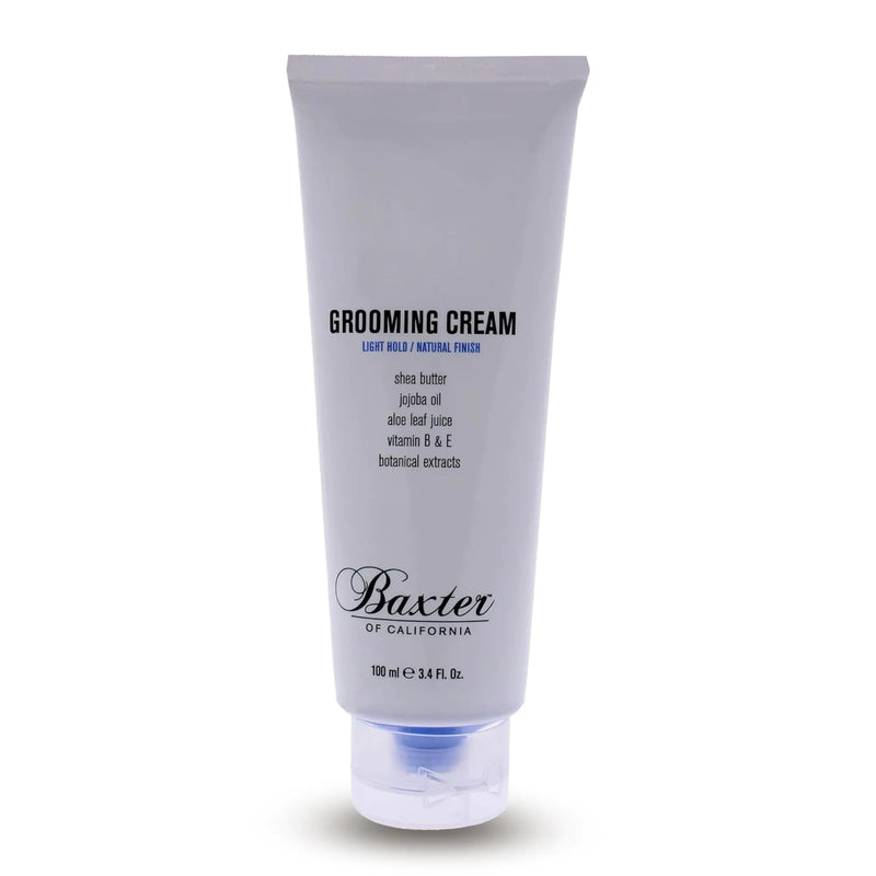 Baxter of California Grooming Cream for Men | Light Hold | Natural Finish | Hair Styler | 3.4 oz