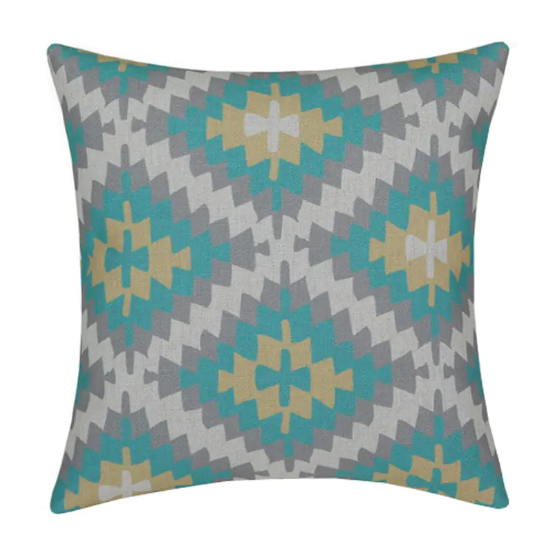 Cotton and Linen Decorative Pillow