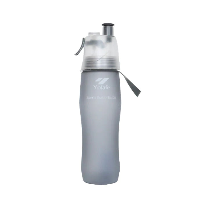 Portable Sports Spray Water Bottle - Plastic Design
