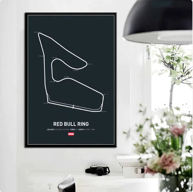 Formula One Circuit Wall Art Canvas